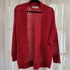 Paraella by Francesca's Knit Magenta Sweater